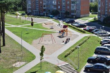 Фото номера Апартаменты Апартаменты Butterfly Apartment г. Висагинас 14